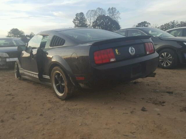 1ZVFT80N975292379 - 2007 FORD MUSTANG BLACK photo 3