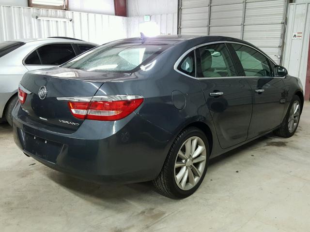 1G4PP5SK6D4164997 - 2013 BUICK VERANO CHARCOAL photo 4