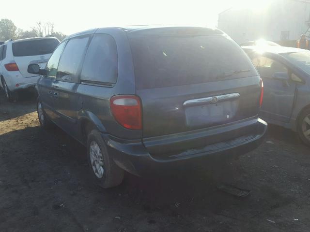 1C4GP45R35B420033 - 2005 CHRYSLER TOWN & COU GREEN photo 3