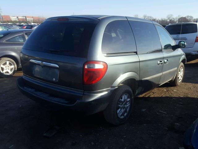 1C4GP45R35B420033 - 2005 CHRYSLER TOWN & COU GREEN photo 4