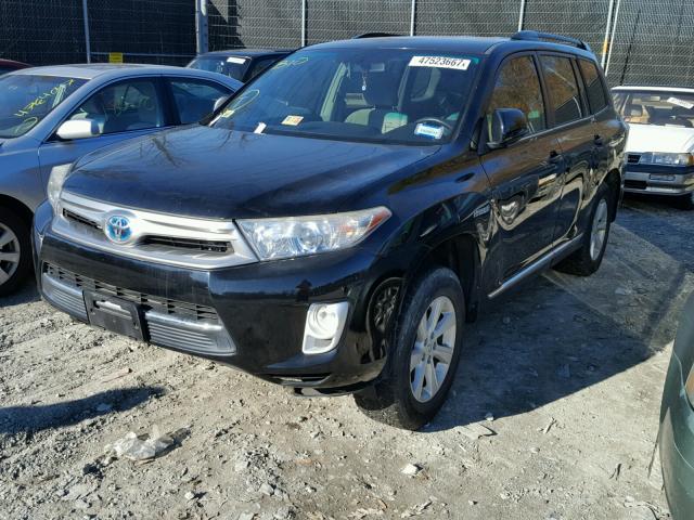 JTEBC3EHXB2000428 - 2011 TOYOTA HIGHLANDER BLACK photo 2