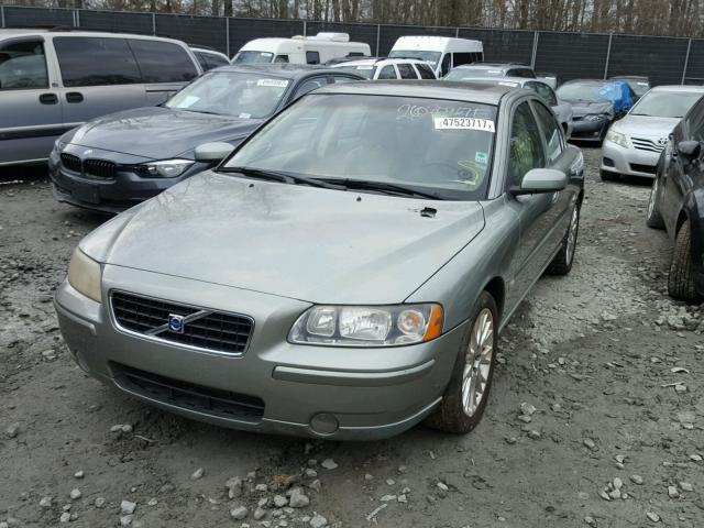 YV1RS547862550172 - 2006 VOLVO S60 T5 GREEN photo 2