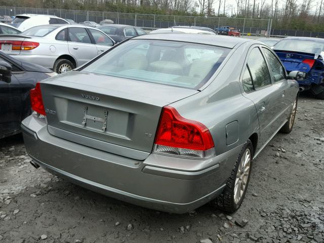 YV1RS547862550172 - 2006 VOLVO S60 T5 GREEN photo 4