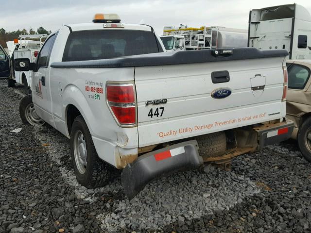 1FTMF1CM4CFA88850 - 2012 FORD F150 WHITE photo 3