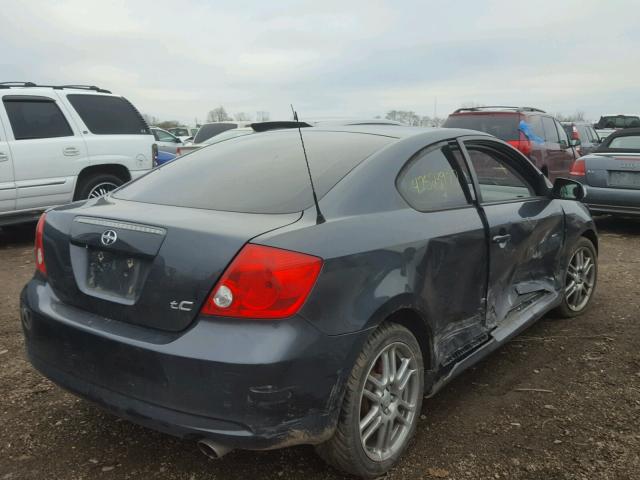 JTKDE177760127034 - 2006 TOYOTA SCION TC BLUE photo 4