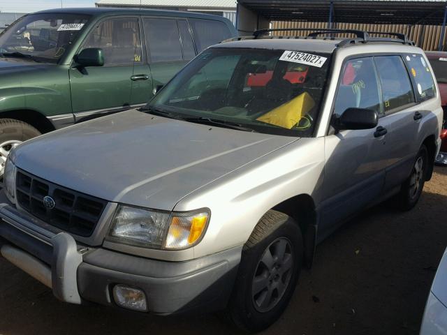 JF1SF6357XH722665 - 1999 SUBARU FORESTER L SILVER photo 2