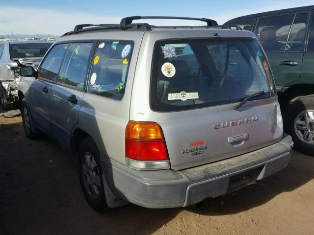 JF1SF6357XH722665 - 1999 SUBARU FORESTER L SILVER photo 3