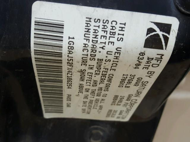 1G8AJ52FX4Z186254 - 2004 SATURN ION LEVEL Yaşıl foto 10