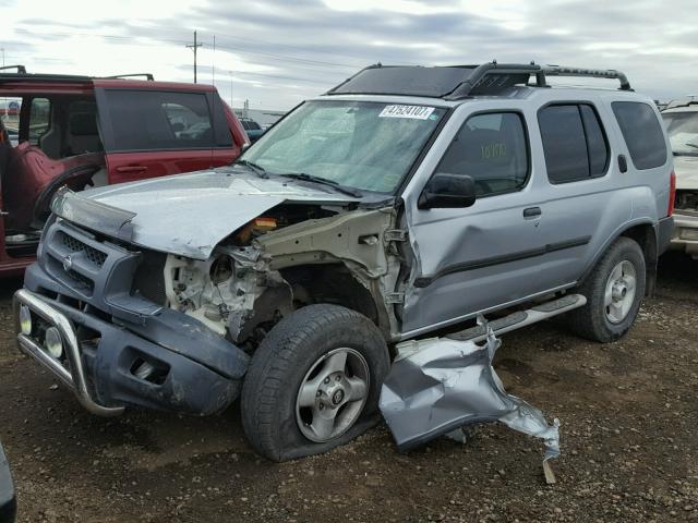 5N1ED28Y11C584095 - 2001 NISSAN XTERRA XE SILVER photo 2