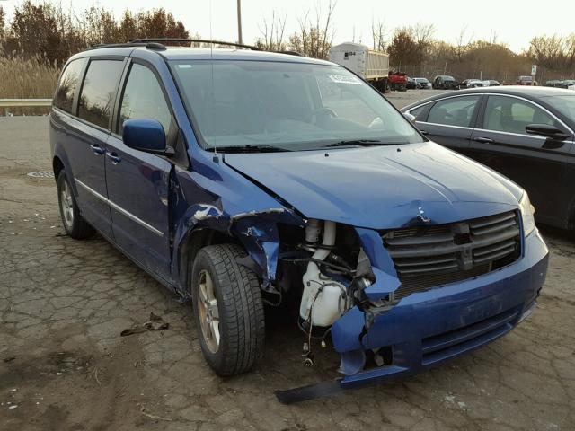 2D4RN5D14AR433615 - 2010 DODGE GRAND CARA BLUE photo 1