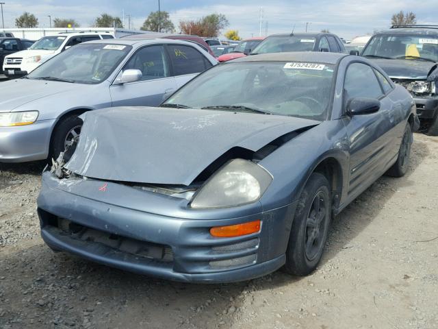 4A3AC34G81E163128 - 2001 MITSUBISHI ECLIPSE RS GREEN photo 2