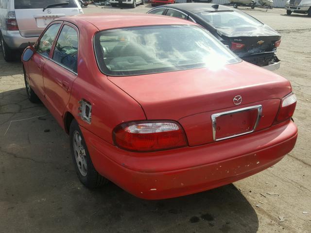 1YVGF22C825295431 - 2002 MAZDA 626 LX RED photo 3