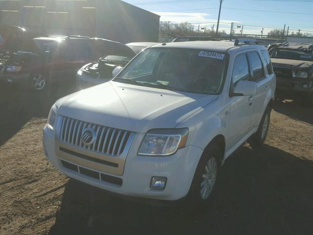 4M2CU97G89KJ25686 - 2009 MERCURY MARINER PR WHITE photo 2