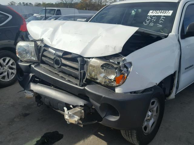 5TETX22NX7Z404799 - 2007 TOYOTA TACOMA ACC WHITE photo 9