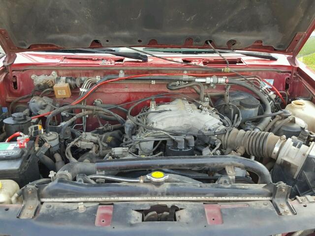 1N6HD16Y8RC346302 - 1994 NISSAN TRUCK KING BURGUNDY photo 7