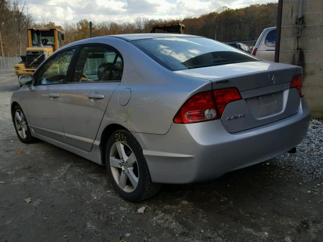 1HGFA16896L074455 - 2006 HONDA CIVIC EX 银色 照片 3