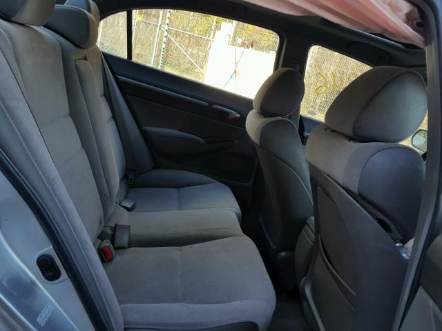 1HGFA16896L074455 - 2006 HONDA CIVIC EX 银色 照片 6