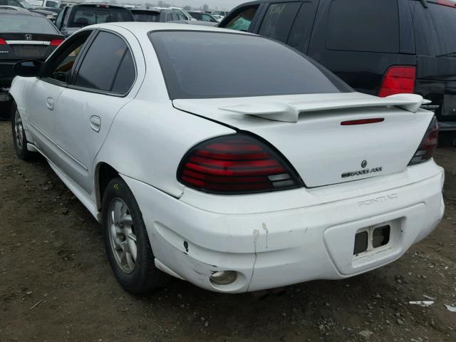 1G2NF52E54M635907 - 2004 PONTIAC GRAND AM S 白色 照片 3