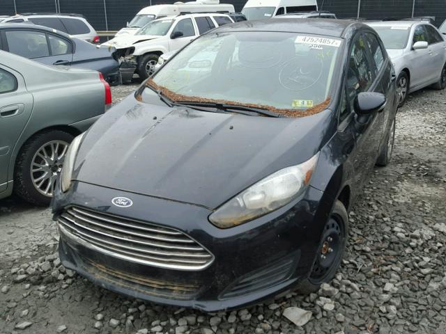 3FADP4EJ9EM202805 - 2014 FORD FIESTA SE BLACK photo 2