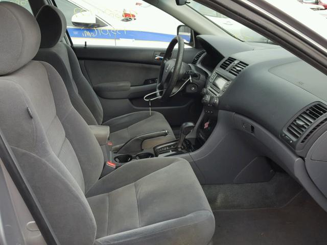 1HGCM56387A064177 - 2007 HONDA ACCORD SE SILVER photo 5