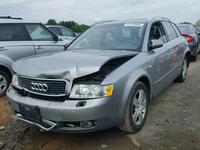 WAUVT68E12A187288 - 2002 AUDI A4 3.0 AVA GRAY photo 2