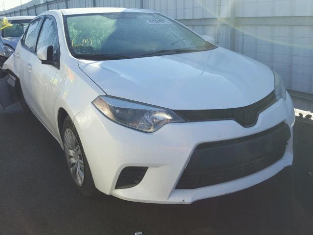 5YFBURHE9EP083619 - 2014 TOYOTA COROLLA L WHITE photo 1