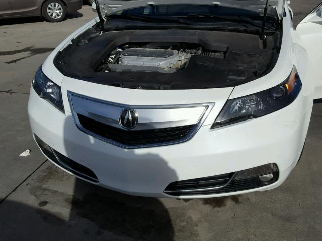 19UUA8F56CA032905 - 2012 ACURA TL WHITE photo 7