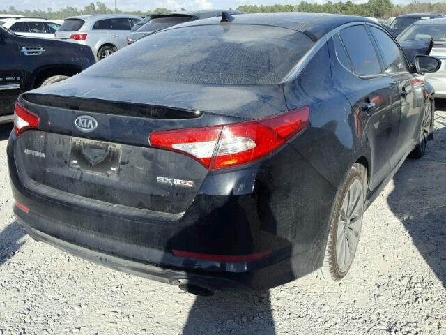 5XXGR4A69CG009653 - 2012 KIA OPTIMA SX BLACK photo 4