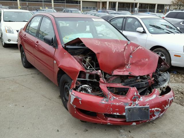 JA3AJ26E44U046573 - 2004 MITSUBISHI LANCER ES RED photo 1