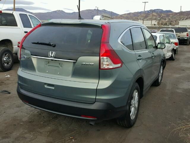 JHLRM4H73CC026991 - 2012 HONDA CR-V EXL GREEN photo 4