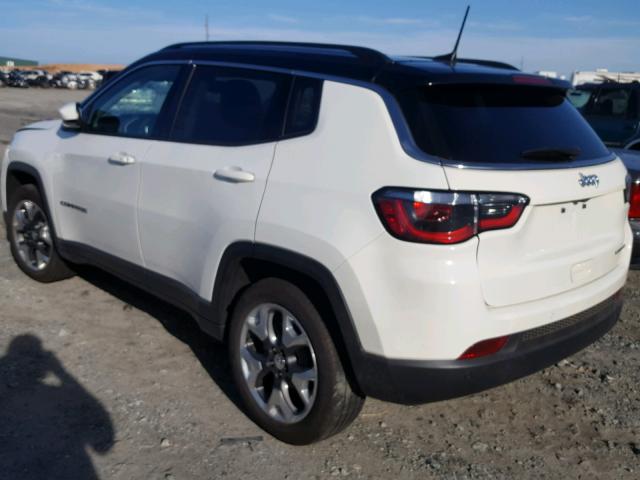 3C4NJCCBXJT376033 - 2018 JEEP COMPASS LI WHITE photo 3