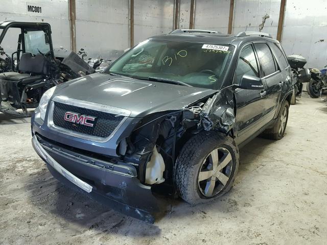 1GKKVRED5BJ117343 - 2011 GMC ACADIA SLT ნაცრისფერი ფოტო 2