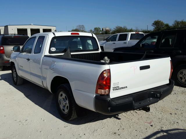 5TETX22N57Z359626 - 2007 TOYOTA TACOMA ACC WHITE photo 3