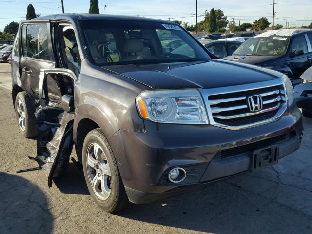 5FNYF3H73CB014047 - 2012 HONDA PILOT EXLN GRAY photo 1