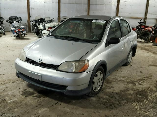 JTDBT123610152850 - 2001 TOYOTA ECHO SILVER photo 2