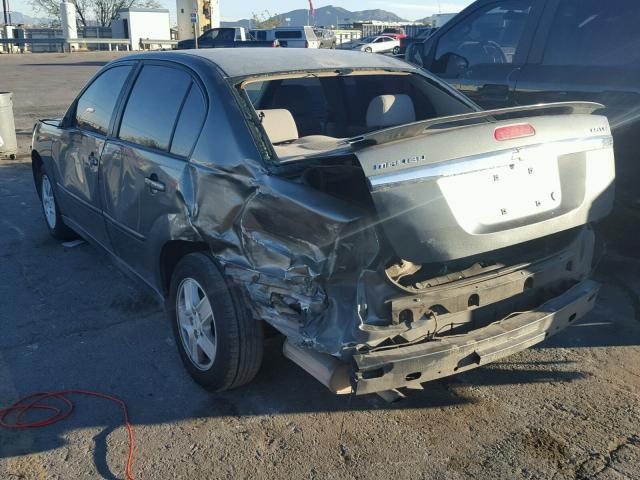 1G1ZT52865F236244 - 2005 CHEVROLET MALIBU LS GRAY photo 3