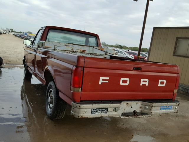 1FTEF15Y8JNA86865 - 1988 FORD F150 RED photo 3