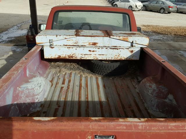 1FTEF15Y8JNA86865 - 1988 FORD F150 RED photo 6