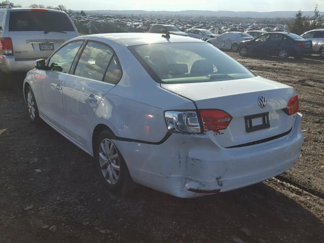 3VWD17AJ8EM293856 - 2014 VOLKSWAGEN JETTA SE 白色 照片 3