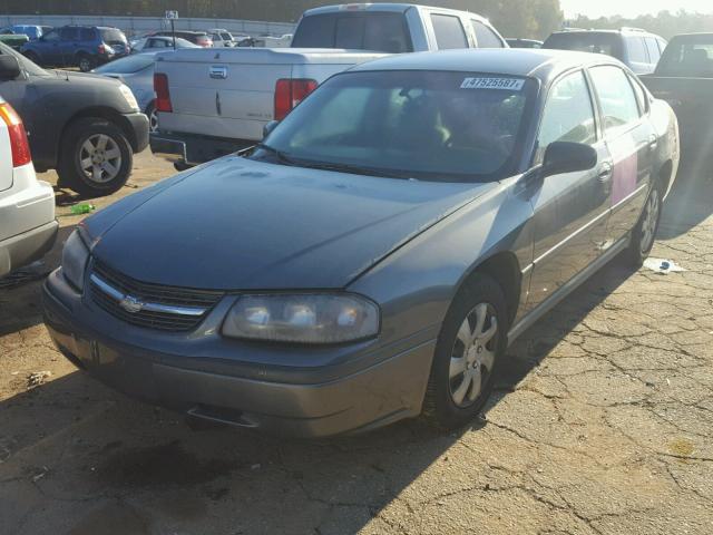 2G1WF52E559282625 - 2005 CHEVROLET IMPALA GRAY photo 2