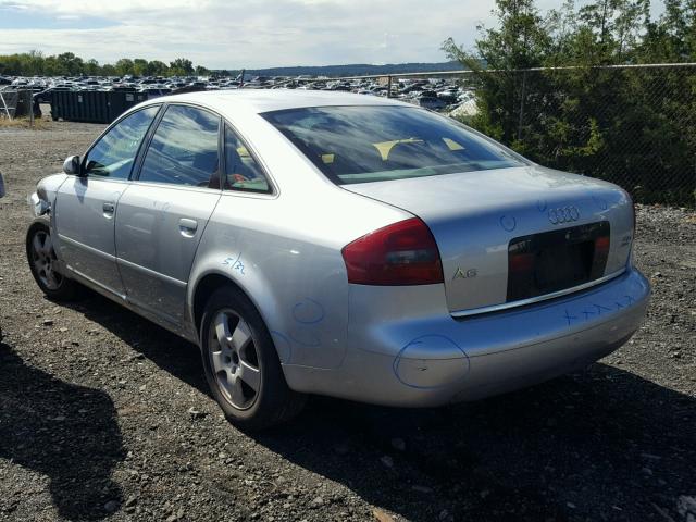 WAUED64B11N163976 - 2001 AUDI A6 2.7T QU SILVER photo 3