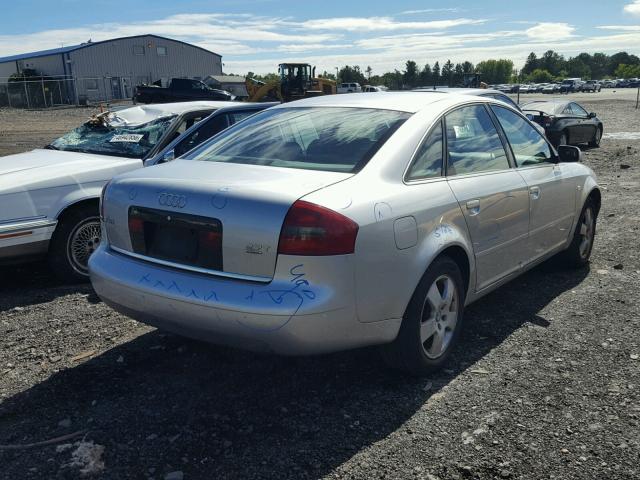 WAUED64B11N163976 - 2001 AUDI A6 2.7T QU SILVER photo 4