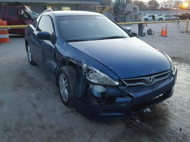 1HGCM723X7A001549 - 2007 HONDA ACCORD LX BLUE photo 1