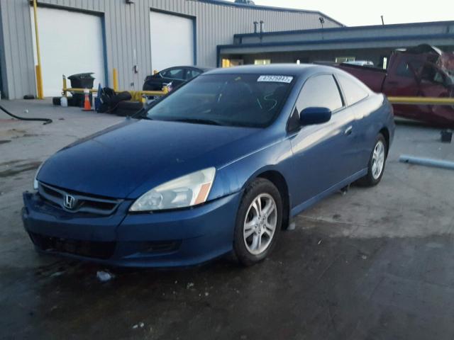 1HGCM723X7A001549 - 2007 HONDA ACCORD LX BLUE photo 2