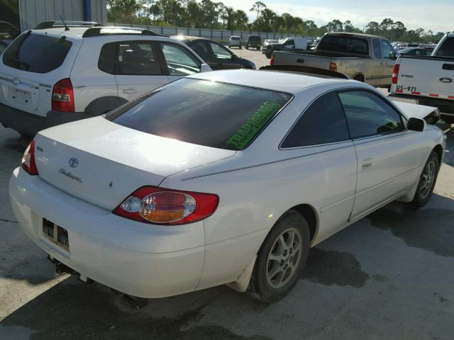 2T1CE22P53C022543 - 2003 TOYOTA CAMRY SOLA WHITE photo 4