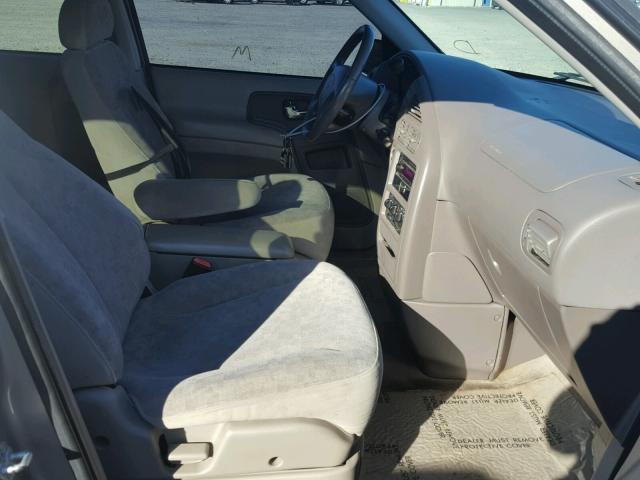 4N2ZN15T71D805437 - 2001 NISSAN QUEST GXE BEIGE photo 5