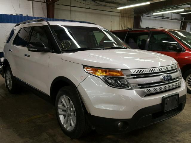 1FMHK8D80CGA74313 - 2012 FORD EXPLORER X WHITE photo 1