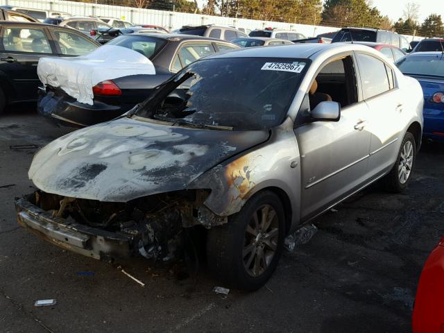 JM1BK123671611431 - 2007 MAZDA 3 S SILVER photo 2