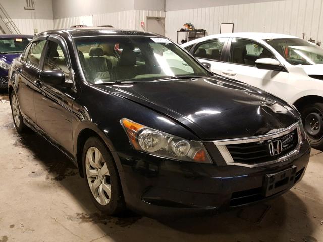 1HGCP26858A042818 - 2008 HONDA ACCORD EXL BLACK photo 1