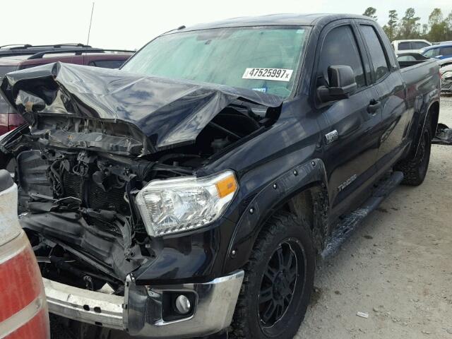 5TFRY5F1XEX167042 - 2014 TOYOTA TUNDRA DOU BLACK photo 2